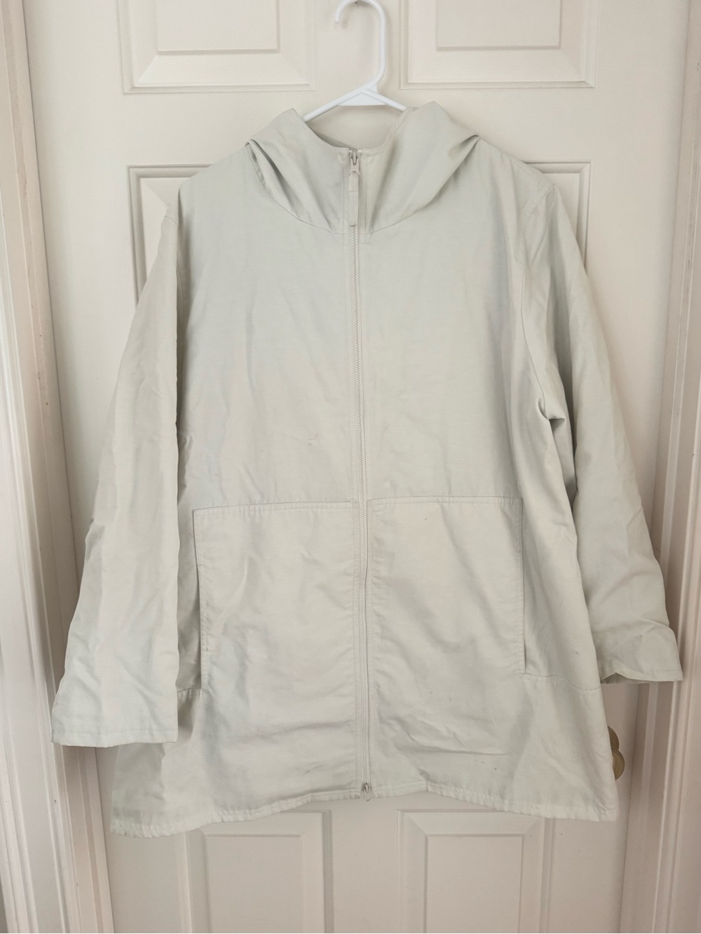 Eileen Fisher Zip-Up Hooded Jacket